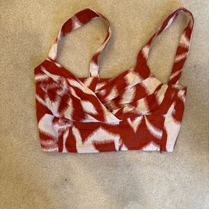 Banana republic linen crop top